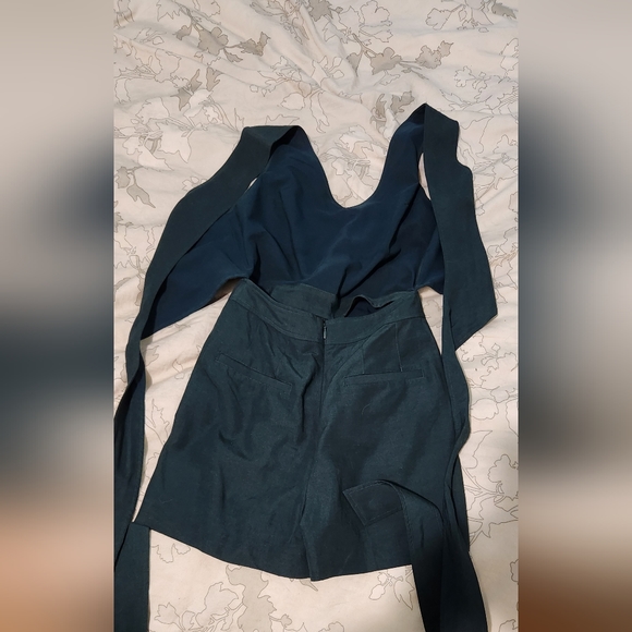 Forest green Club Monaco romper - Picture 4 of 7